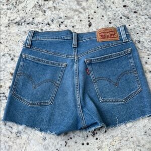 Levi's Women's Blue Denim Shorts
